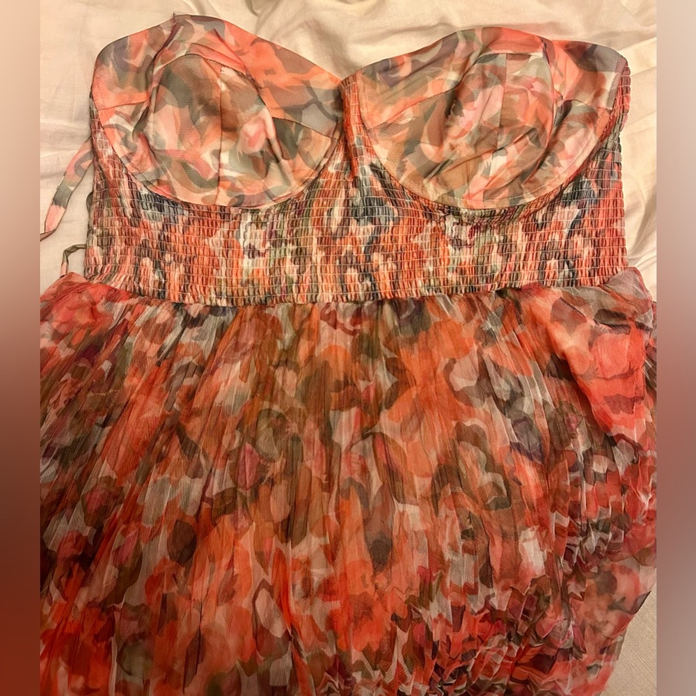 Hutch Floral Dress with Tie Straps - Picture 5 of 12